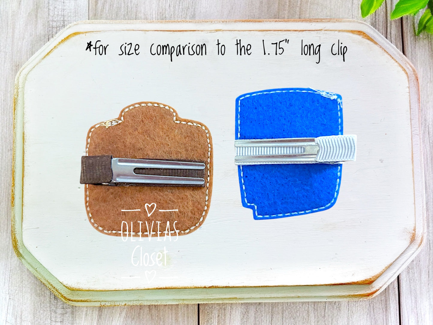 Passport or Suitcase hair clip