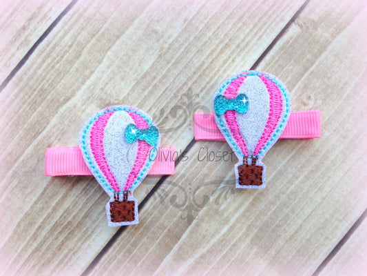 Hot Air Balloon Hair Clip