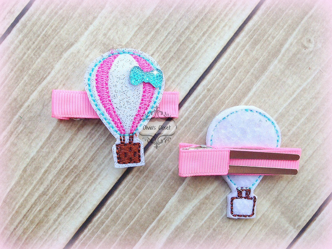 Hot Air Balloon Hair Clip