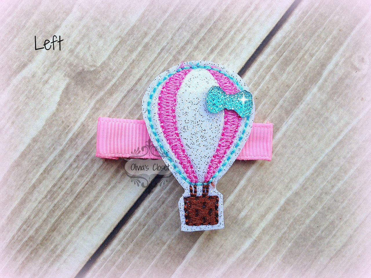 Hot Air Balloon Hair Clip