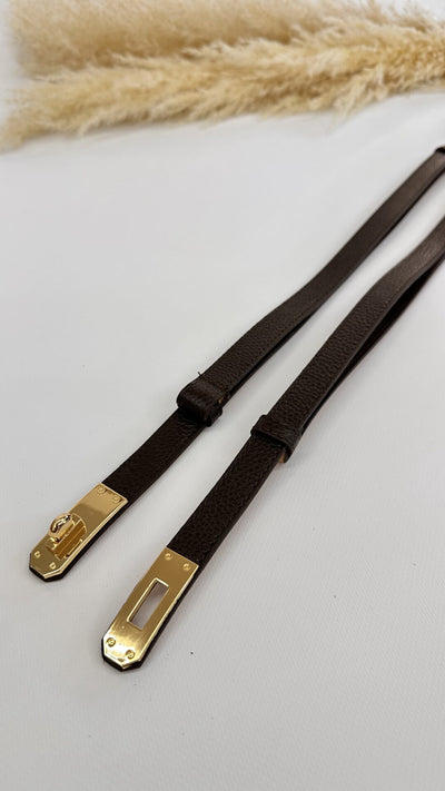 CINTURA BIRKI SLIM NERA