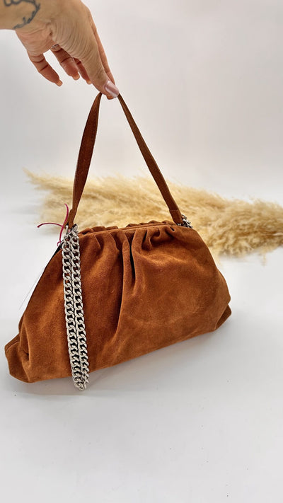 CLUTCH SCAMOSCIATA CAMEL