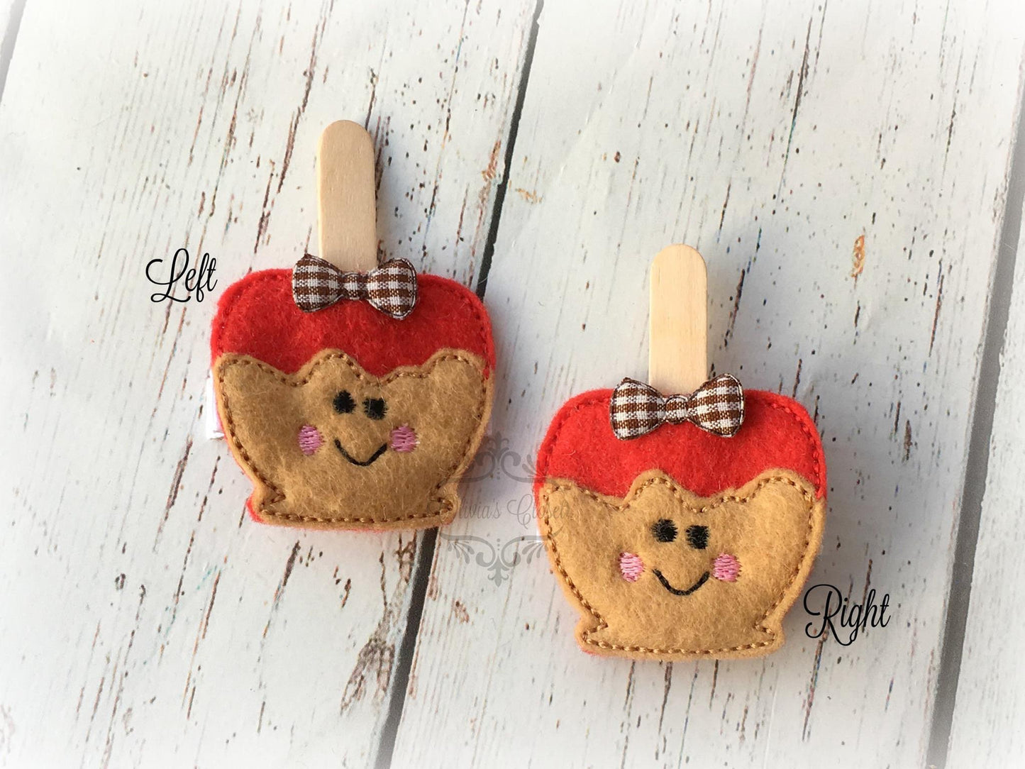 Carmel Apple Hair Clip