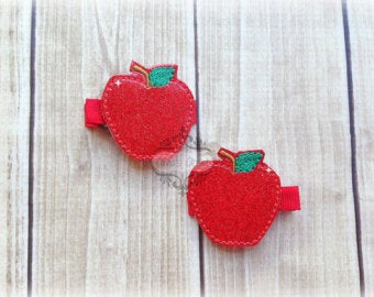 Apple Hair Clip