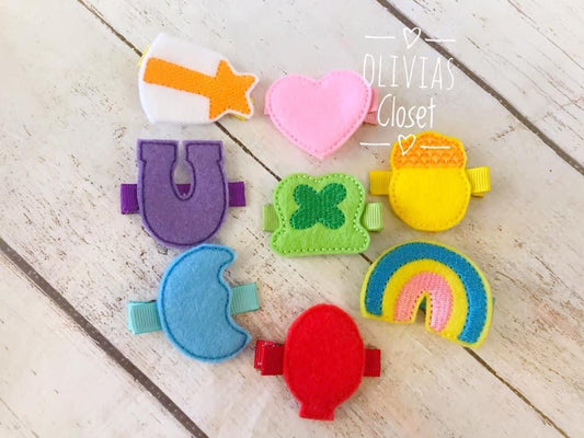 Lucky Marshmallow Hair Clip