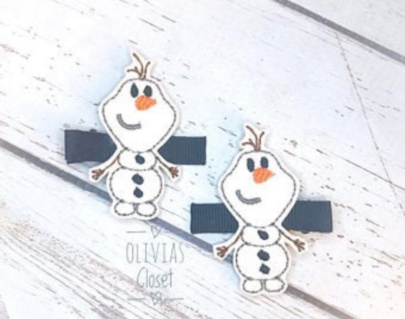 Olaf hair clip