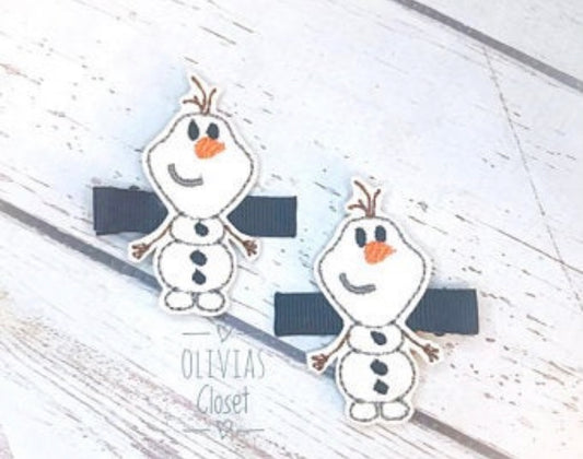 Olaf hair clip