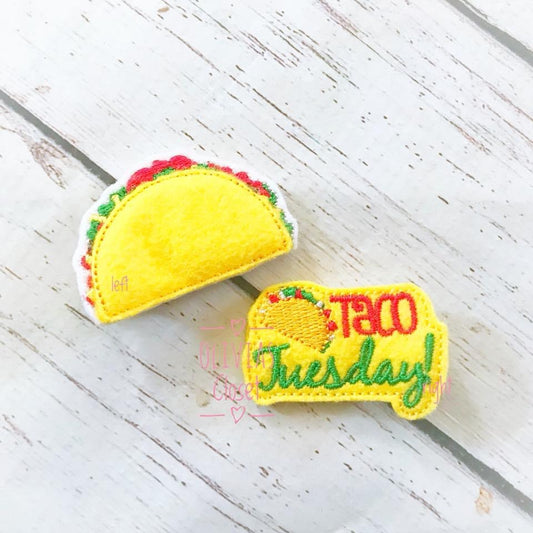 Taco Tuesday Hair Clip