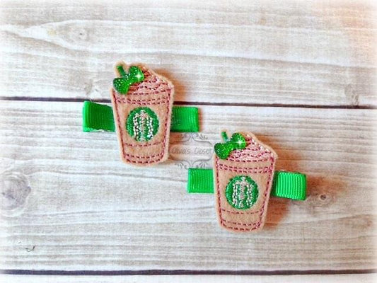 Coffee Cup Hair Clip