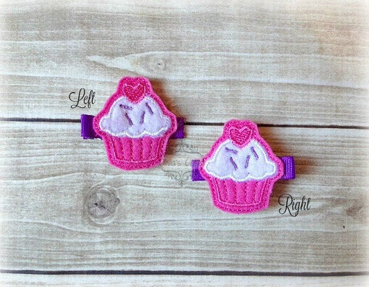 Cupcake Hair Clip