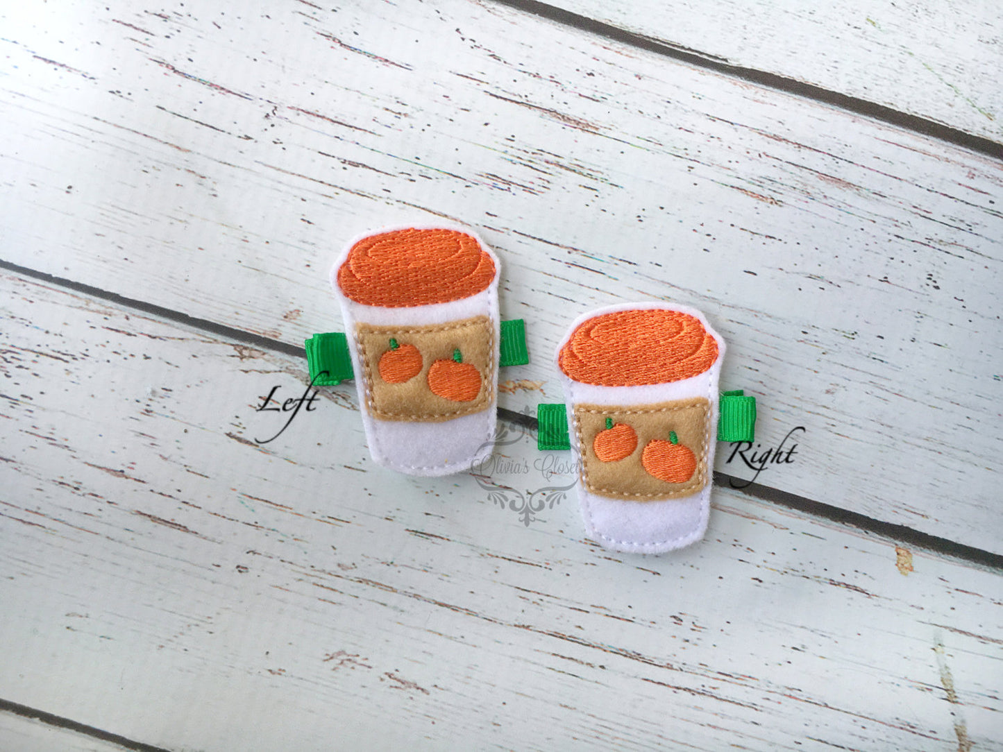 Pumpkin spice latte Hair Clip