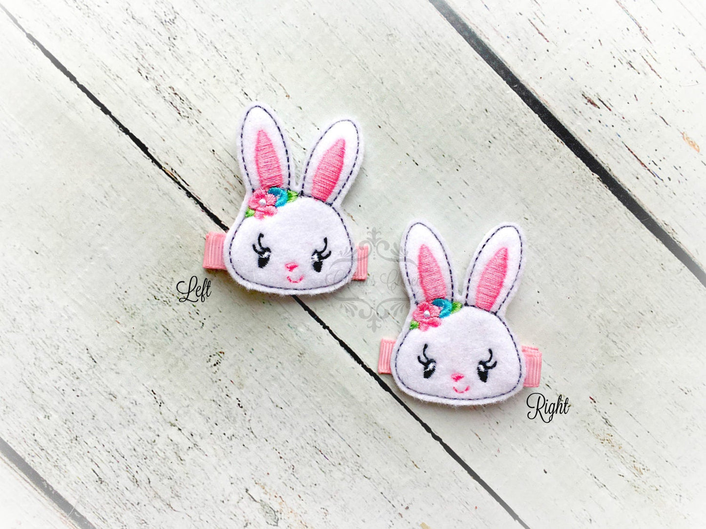 Bunny hair clip