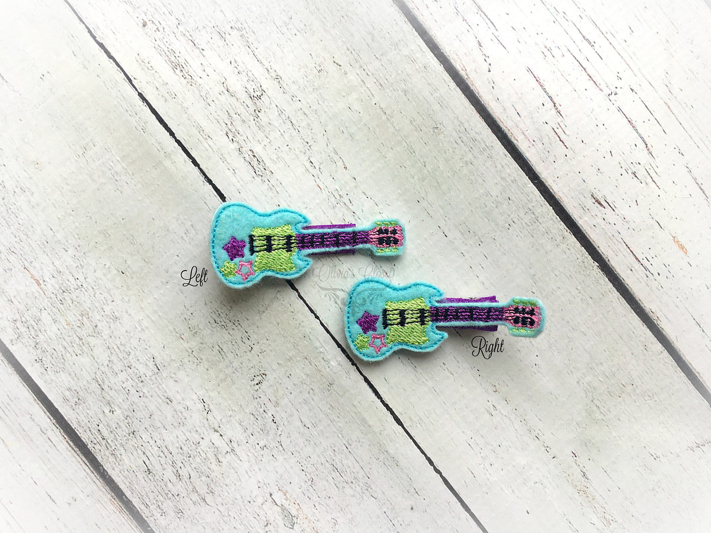 Guitar hair clip