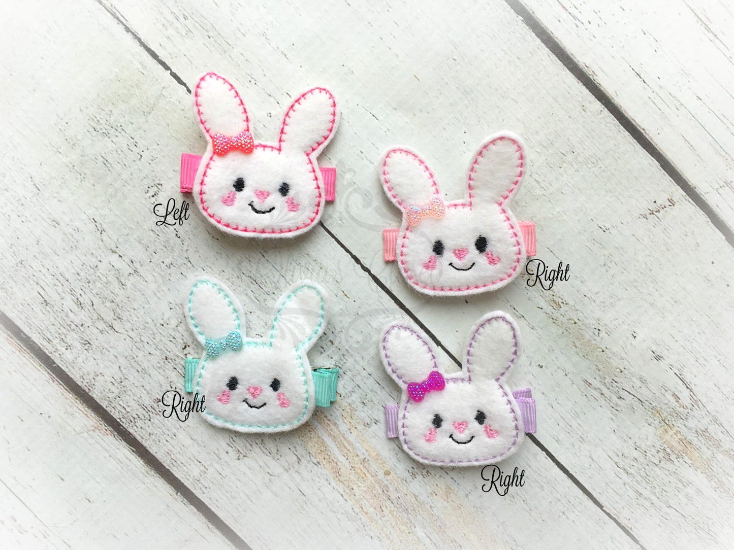 Bunny hair clip