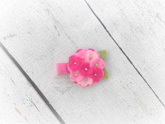 Flower hair clip