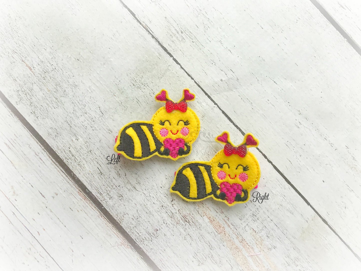 Bee hair clip