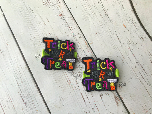 Trick or Treat hair clip
