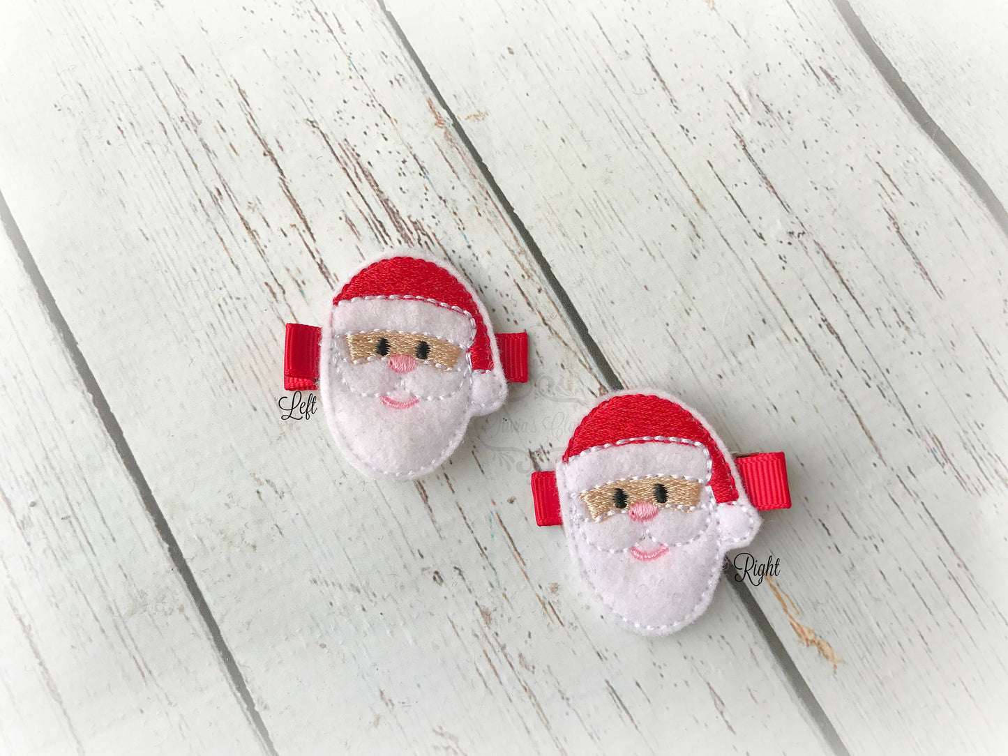Santa Claus hair clip