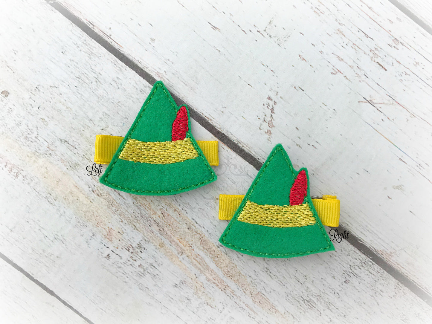 Elf hat hair clip