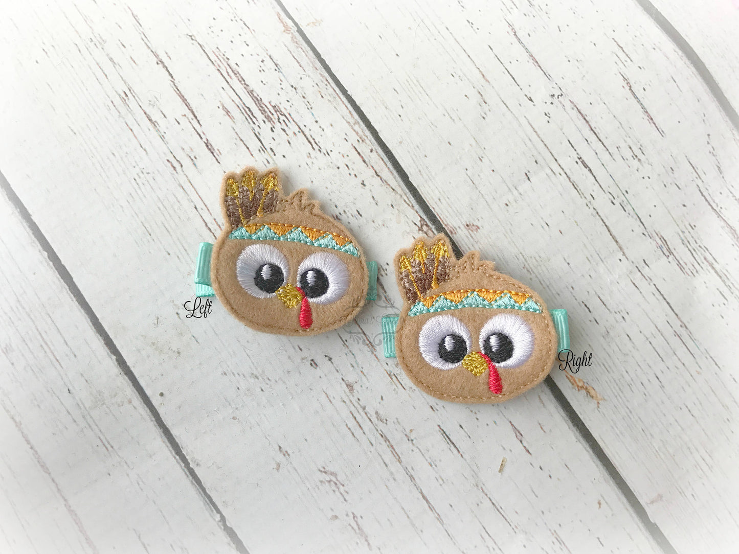 Turkey Hair Clips