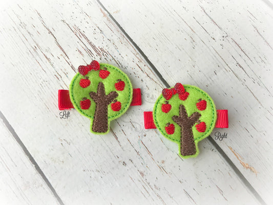 Apple Tree Hair Clip