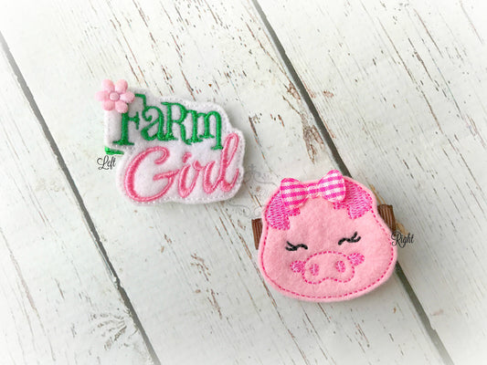 Farm Girl hair clip
