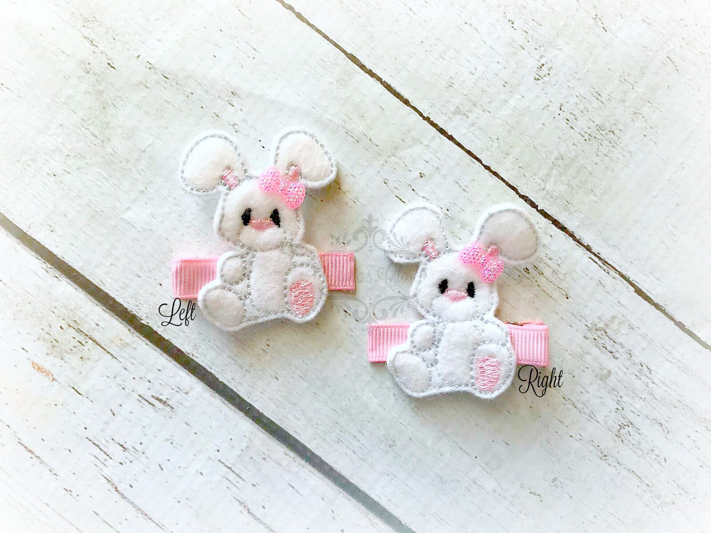Bunny hair clip