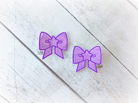 Star Bow hair clip