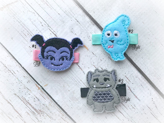 Vampire Girl Hair clips