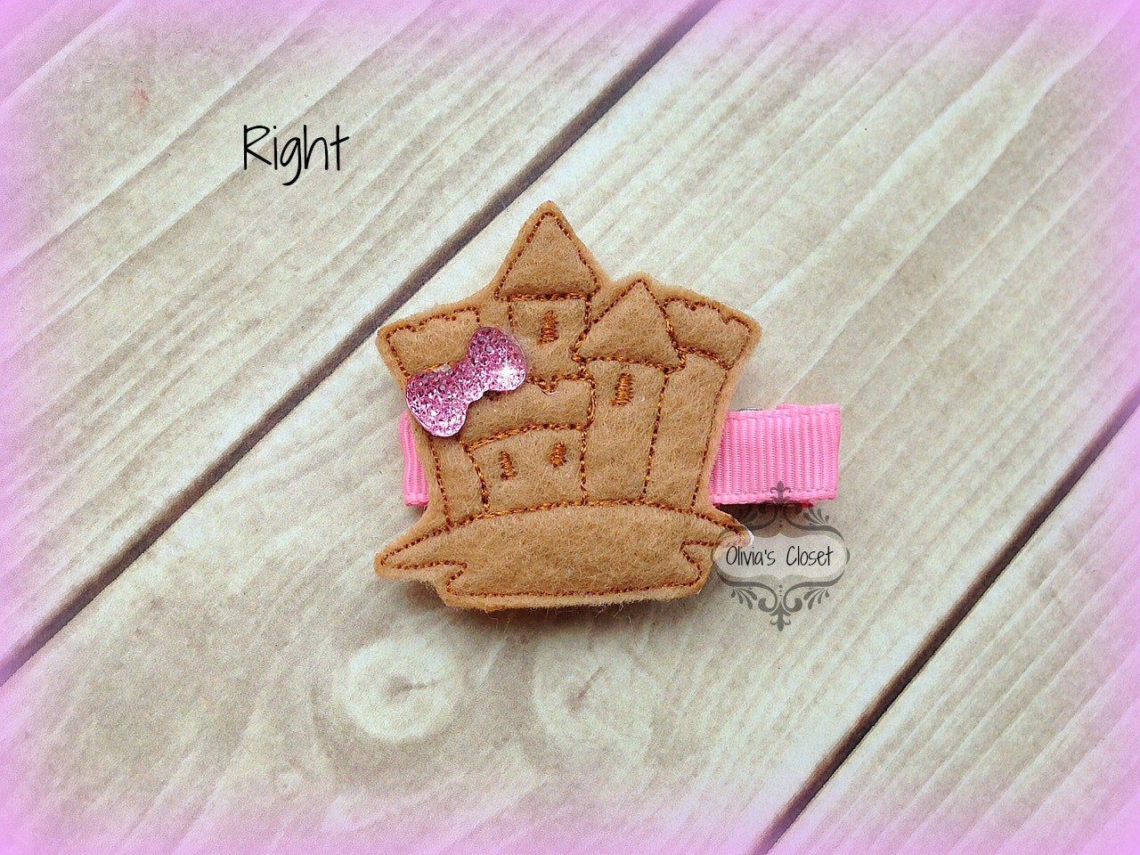Sand Castle Hair Clip