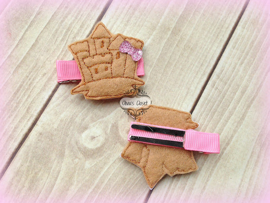 Sand Castle Hair Clip