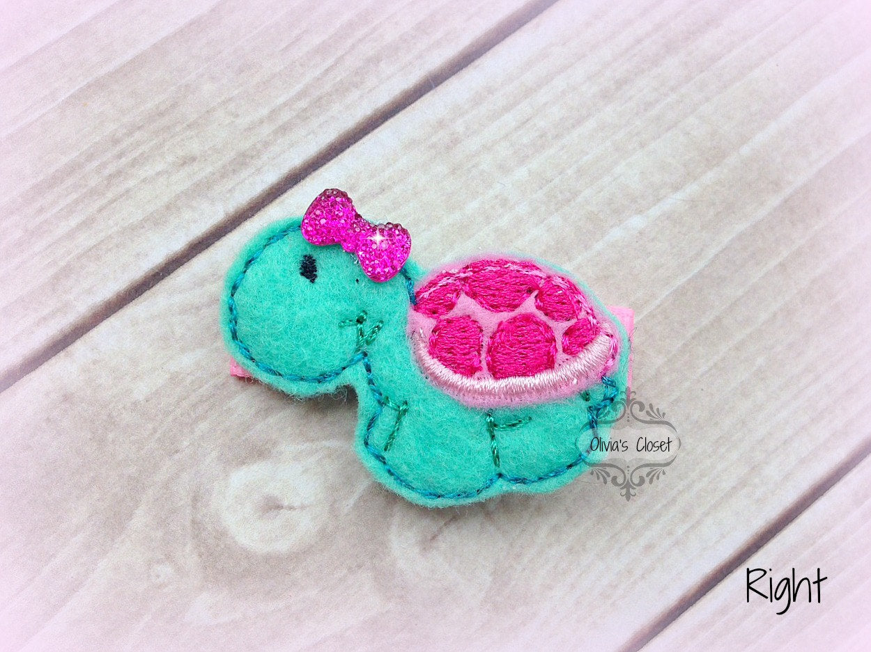 Turtle hair clip