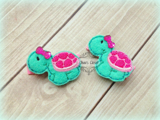 Turtle hair clip