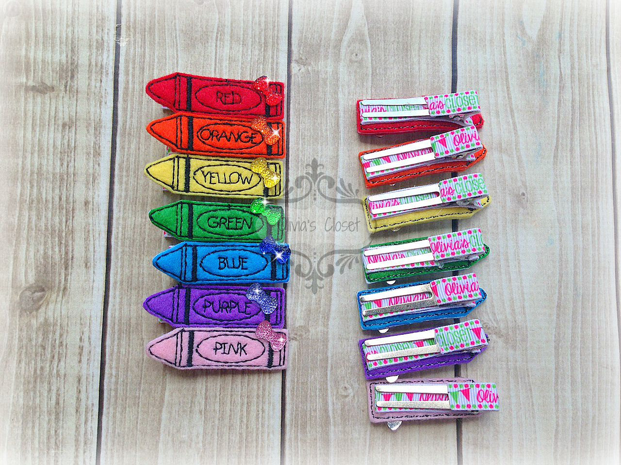 Crayon Hair Clip