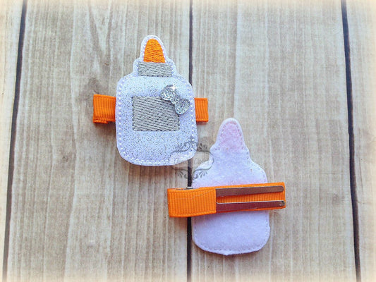 School Glue Hair Clip