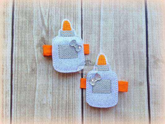 School Glue Hair Clip