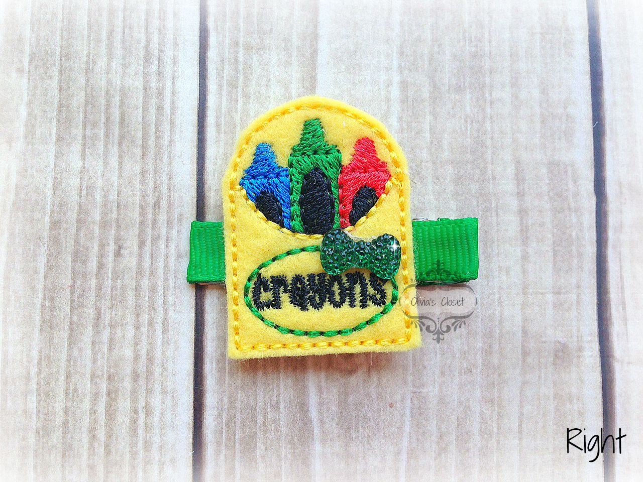 Crayon Box Hair Clip