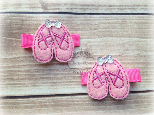 Ballet Shoes Hair Clip
