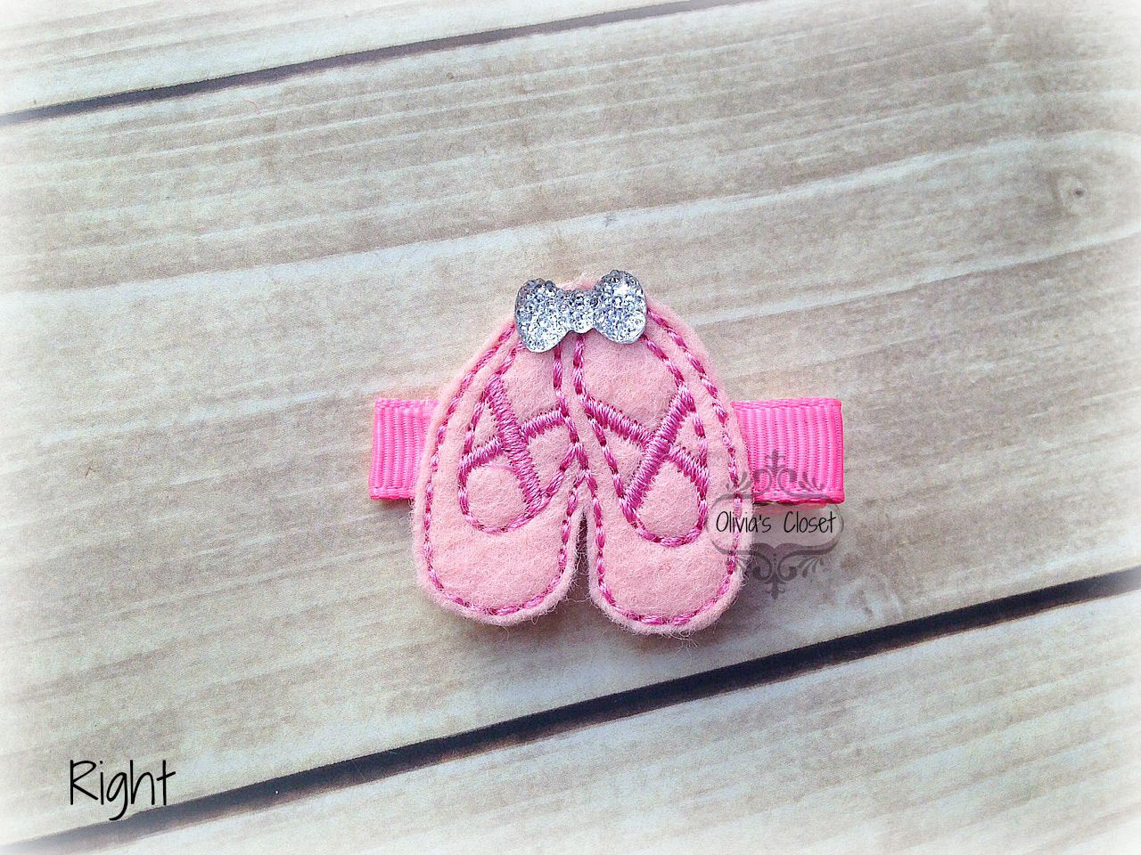 Ballet Shoes Hair Clip