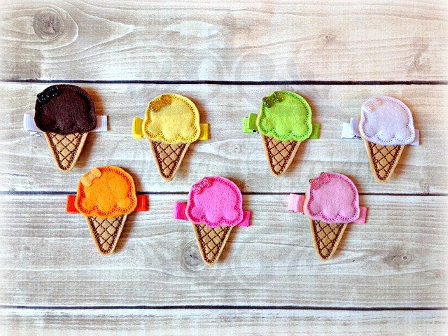 Ice Cream Hair Clip