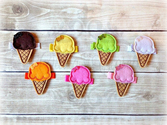 Ice Cream Hair Clip