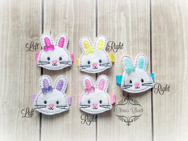 Bunny hair clip