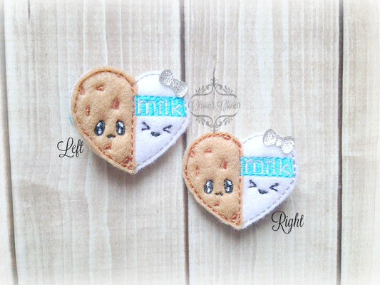 Milk & Cookies hair clip