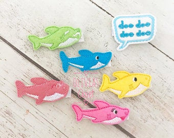 Baby Shark Hair Clip