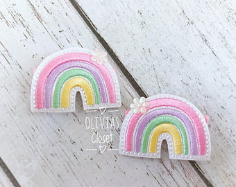 Rainbow Hair Clip