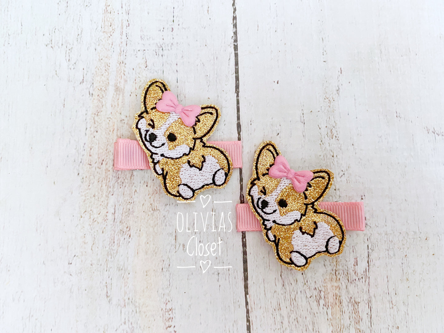 Corgi Hair Clip