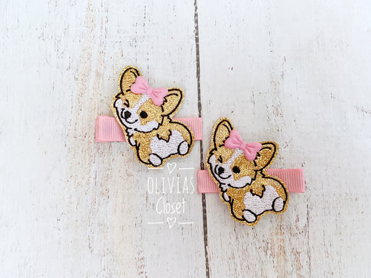 Corgi Hair Clip