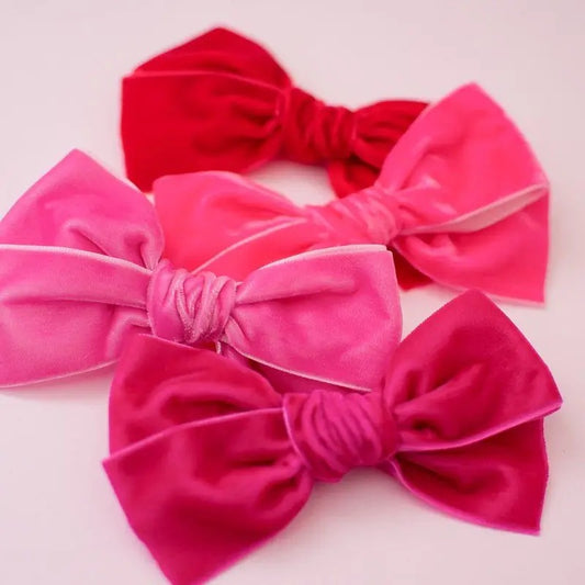 Hand tied Velvet Bow