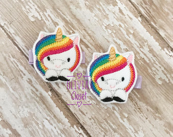 Unicorn Hair Clip