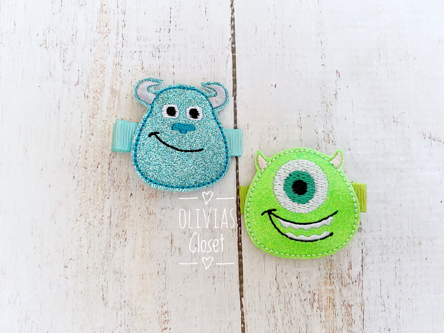 Monsters Hair Clip